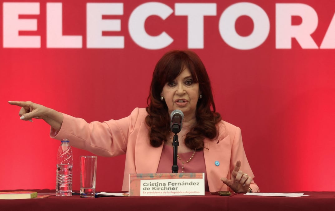 L'ancienne presidente argentine cristina fernandez de kirchner lors d'un evenement a mexico