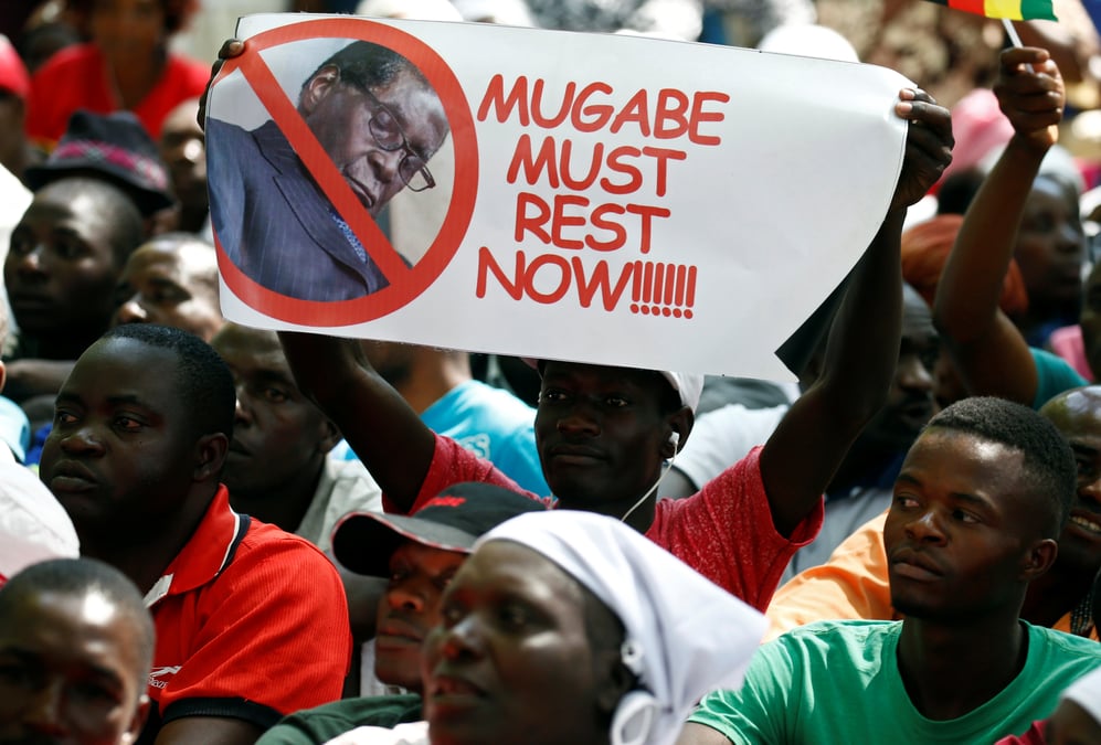 Robert mugabe s'est vu garantir l'immunite