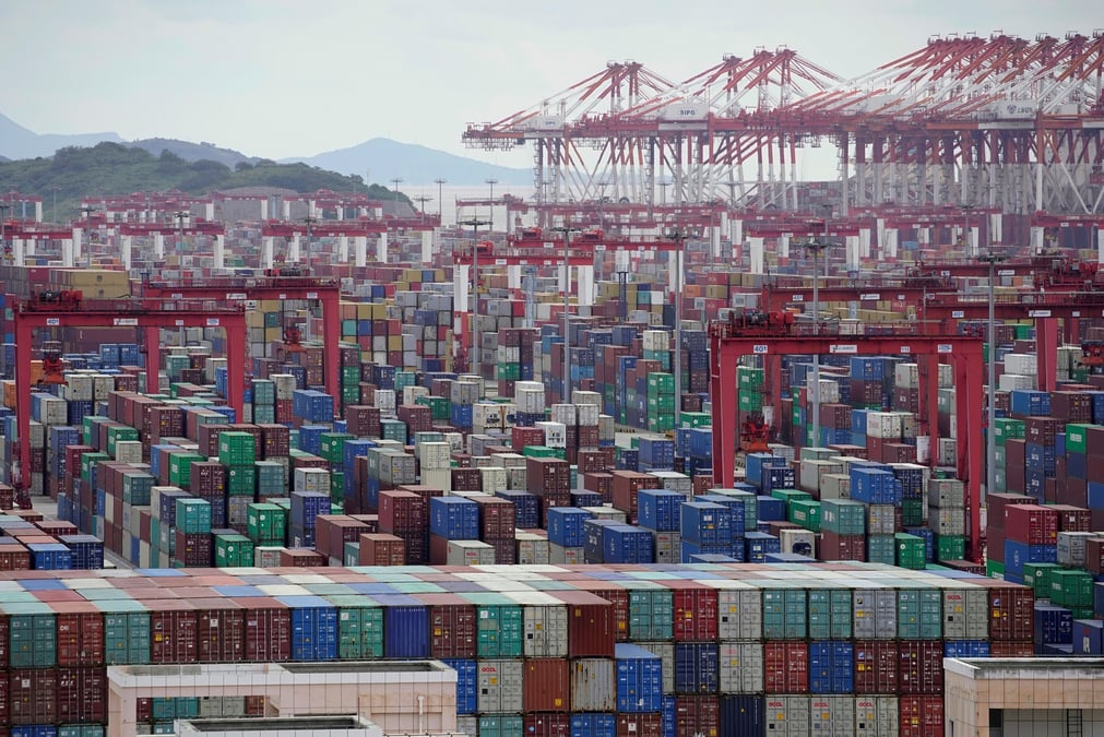 Chine: les exportations en hausse 13,4% sur les trois premiers mois de l'annee