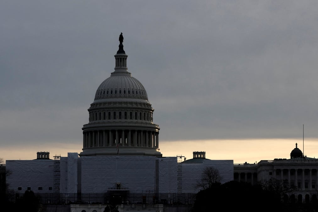 Le dome du capitole des etats-unis a washington