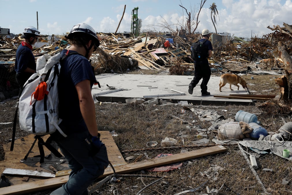 Le bilan de l'ouragan dorian s'alourdit a 50 morts aux bahamas