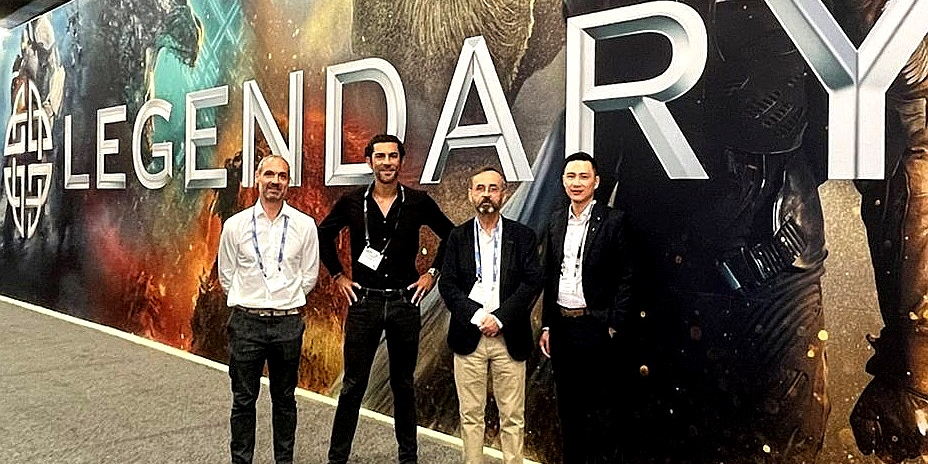 Bruno Granja (président de Studios Occitanie Méditerranée), Roch Angelotti (DG du groupe Angelotti) et Robert Ménard (maire de Béziers et président de Béziers Méditerranée Agglo)  étaient en direct du salon Licensing Expo de Las Vegas le 24 mai 2022.