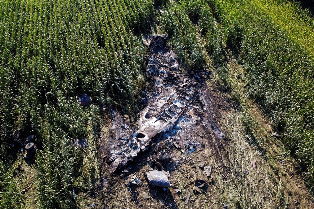 Un avion cargo s'ecrase dans le nord de la grece