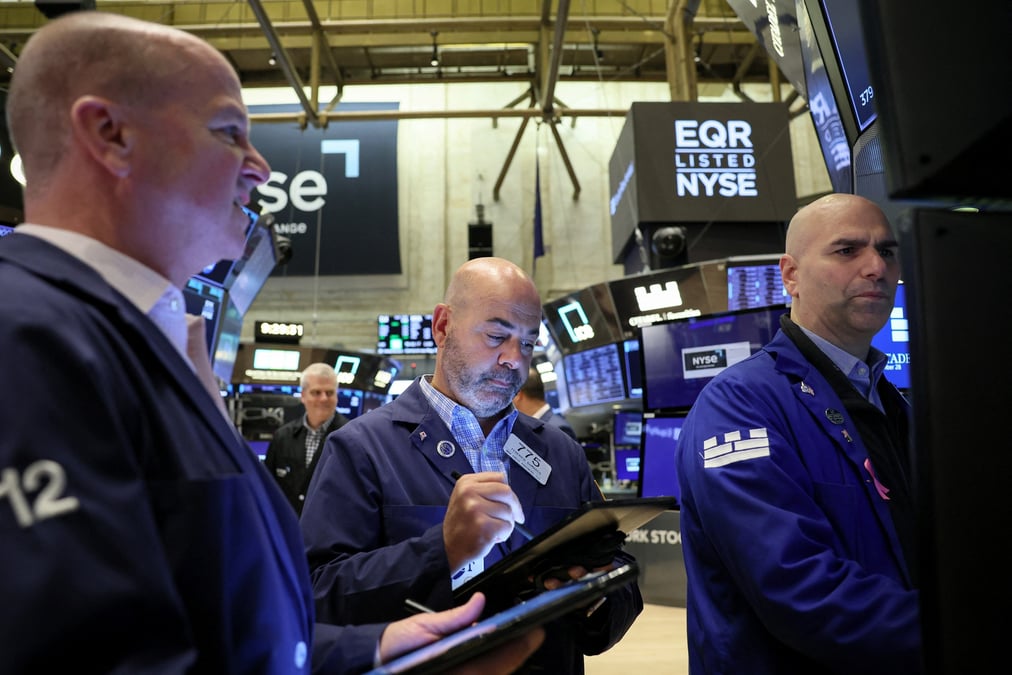 Des traders a la bourse de new york