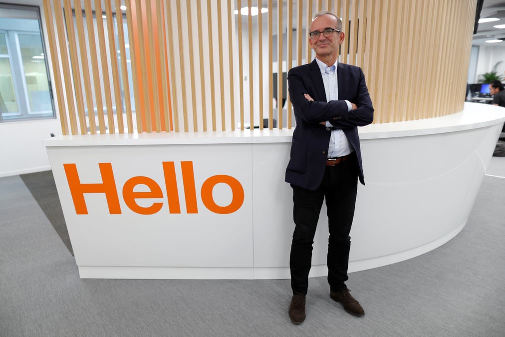 Orange espere etre leader sur le marche des tele coms