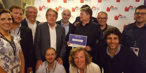 Les participants du Train de la French Tech à Madrid