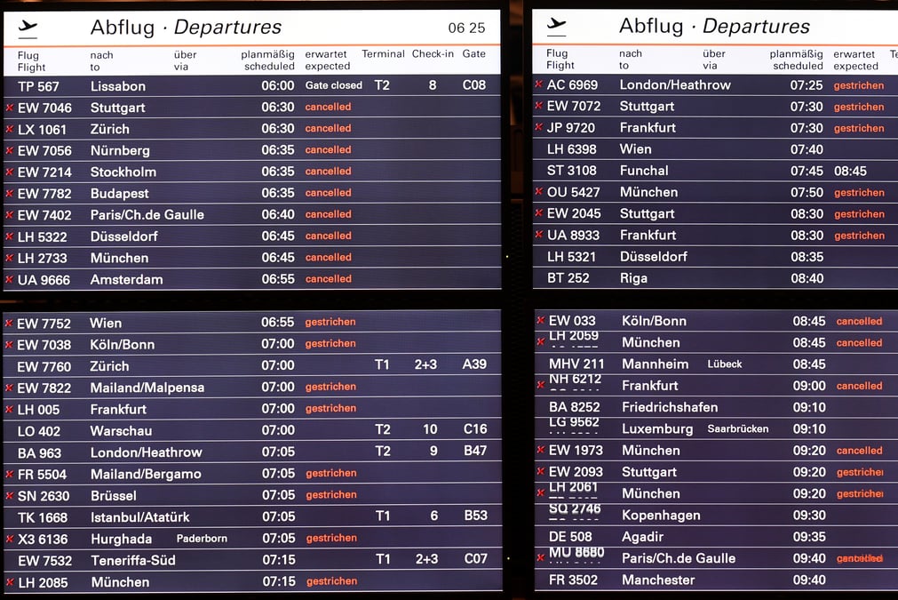 Aeroports allemands: accord entre patronat et agents de securite