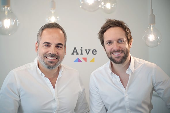 Les deux fondateurs de AIVE, Rudy Lellouche et Olivier reynaud