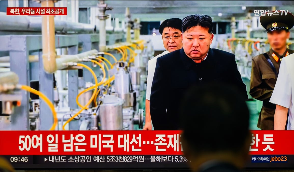 La Corée du Nord a publié ce vendredi des images présentées comme celles de ses installations d'enrichissement d'uranium.