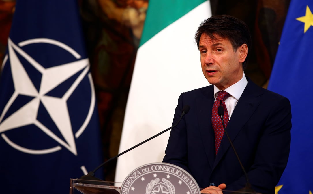L'italien conte a paris sur fond de desaccords