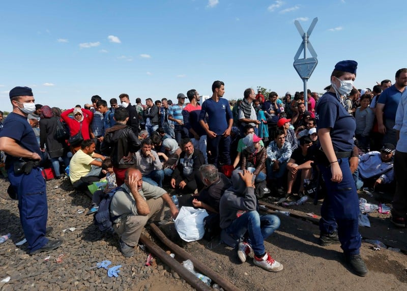 Les pays d'europe centrale reticents sur les quotas de migrants