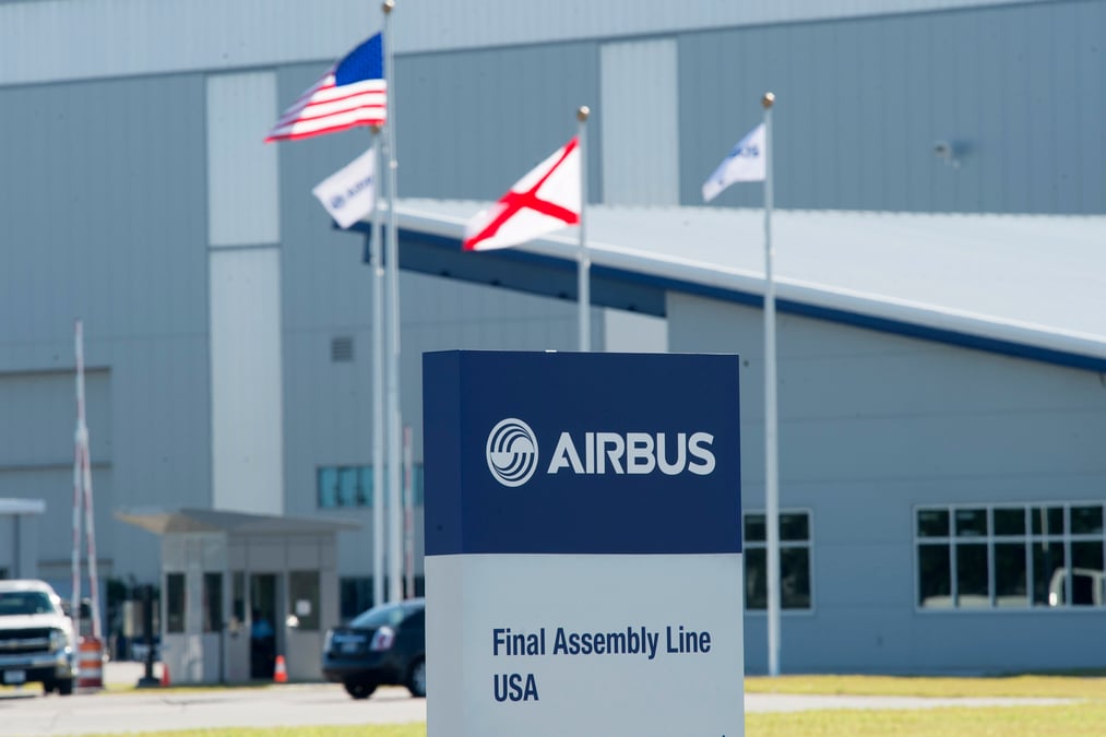 Airbus inaugure son premier site d'assemblage aux etats-unis