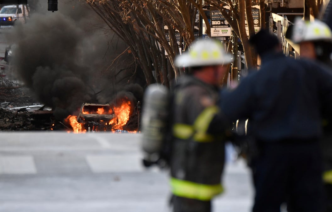 Un vehicule explose a nashville, un "acte intentionnel" selon la police