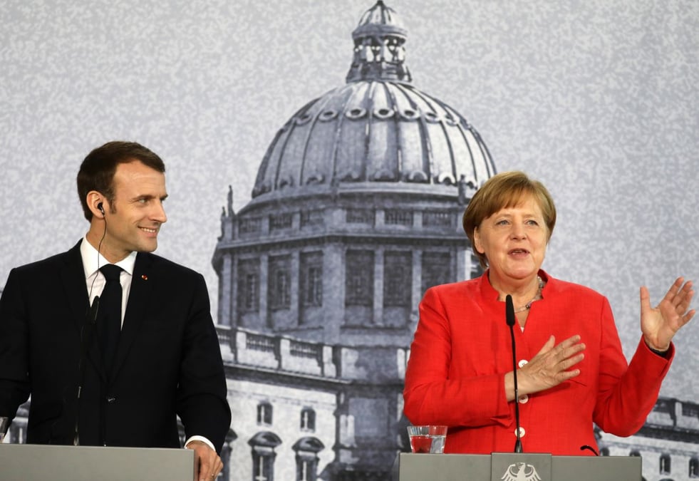 Macron Merkel Berlin avril 2018