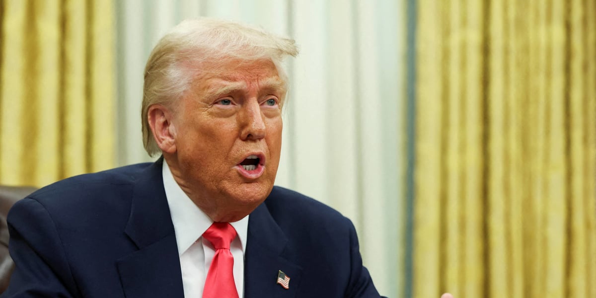 Depuis son retour à la Maison Blanche le 20 janvier dernier, Donald Trump a lancé une véritable guerre commerciale contre le Canada (photo d'archive).