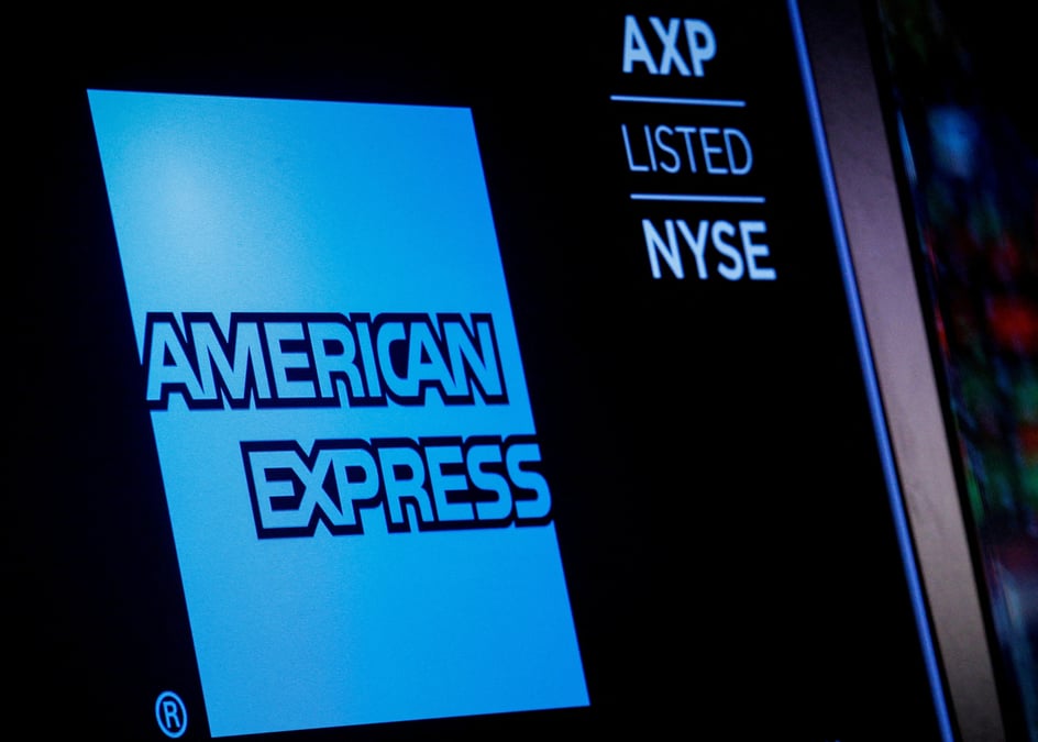 Le logo d'american express