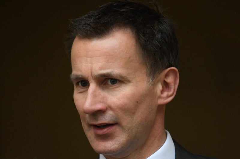 Le risque d'un brexit sans accord s'est accentue, estime hunt (foreign office)