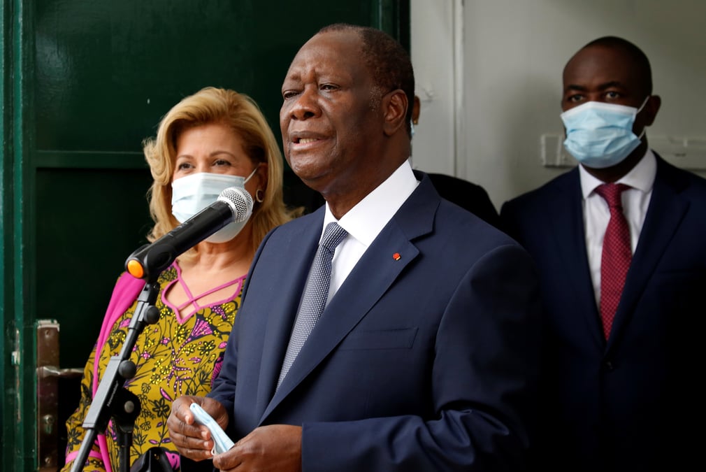 Cote d'ivoire: ouattara en passe d'etre reelu, l'opposition conteste