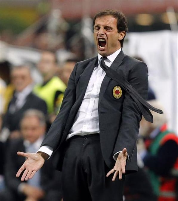 Serie A: le Milan AC limoge son entraîneur, Massimiliano Allegri