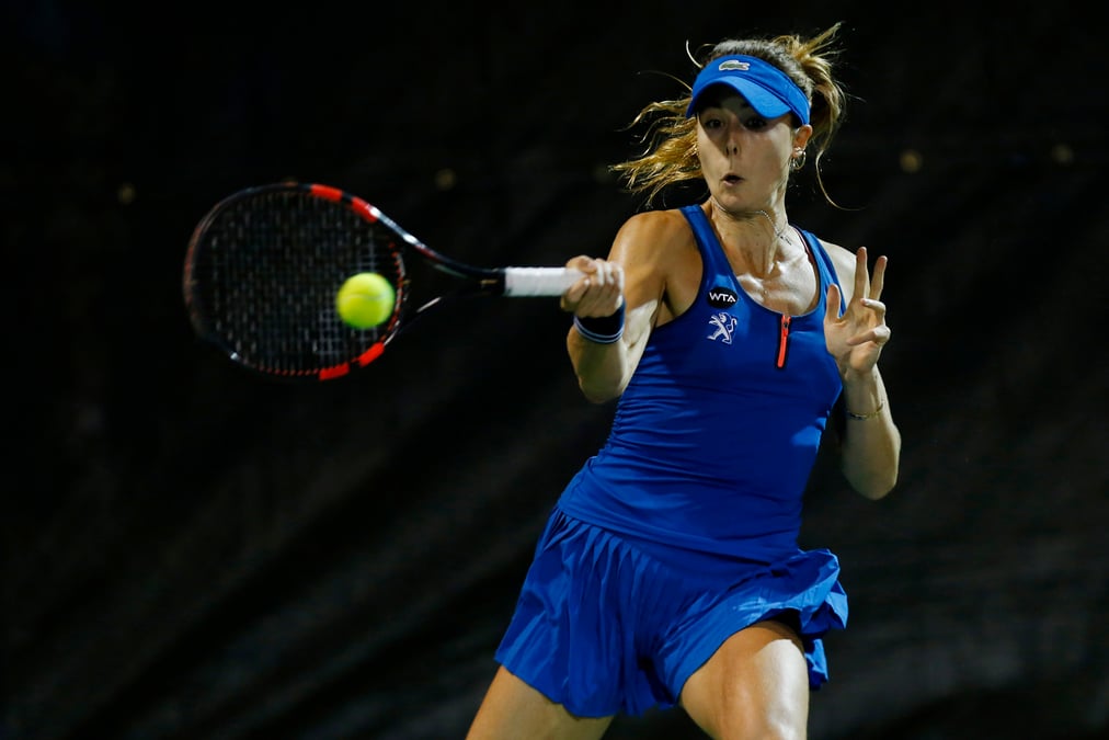 Victoire expeditive pour cornet, halep battue d'entree