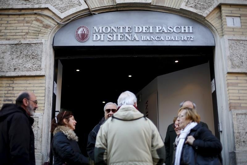 Monte paschi voit du positif dans l'idee d'une fusion avec ubi