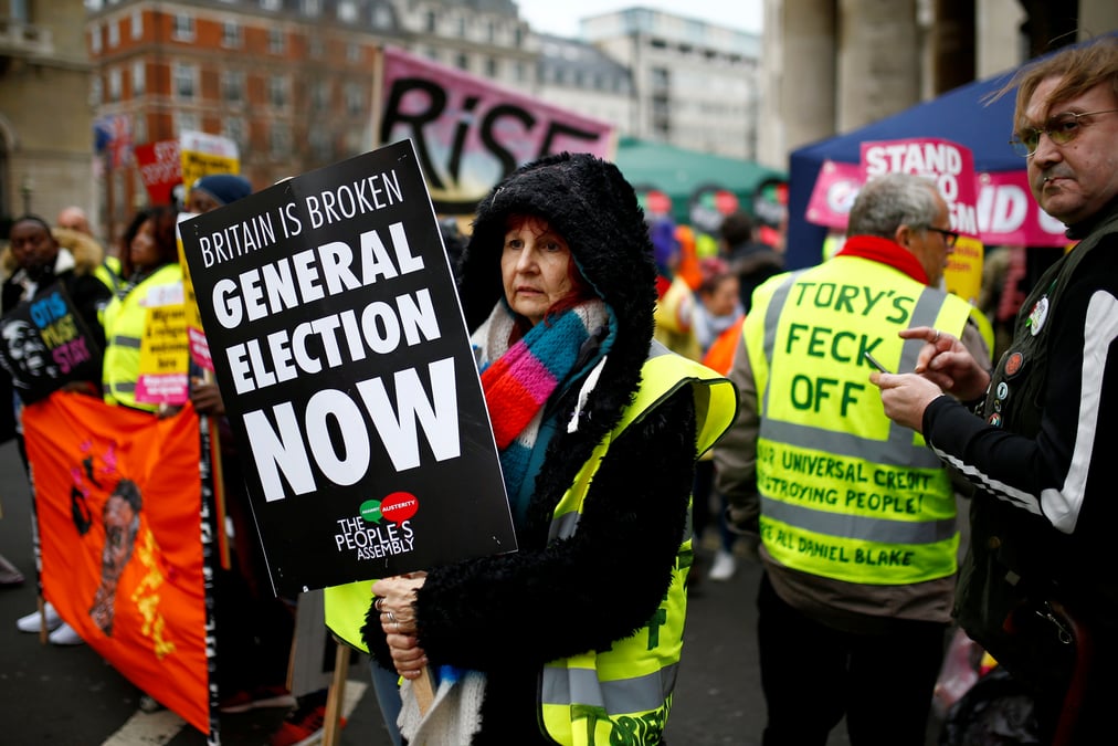 anti-Brexit, gilets jaunes, Theresa May, Londres, référendum, élections,