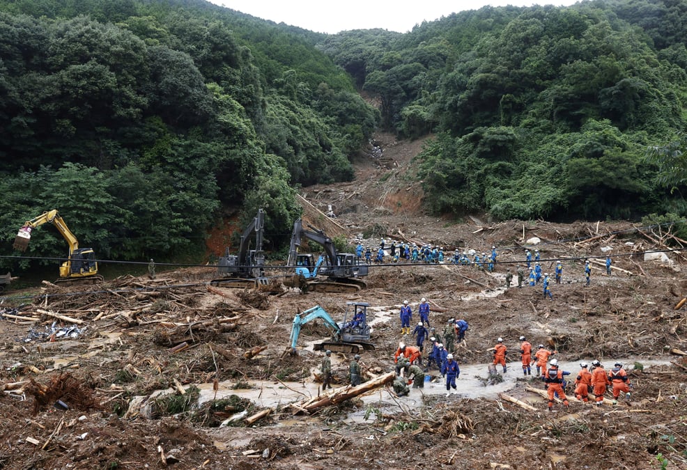 Japon: le bilan des inondations s'alourdit a 44 morts