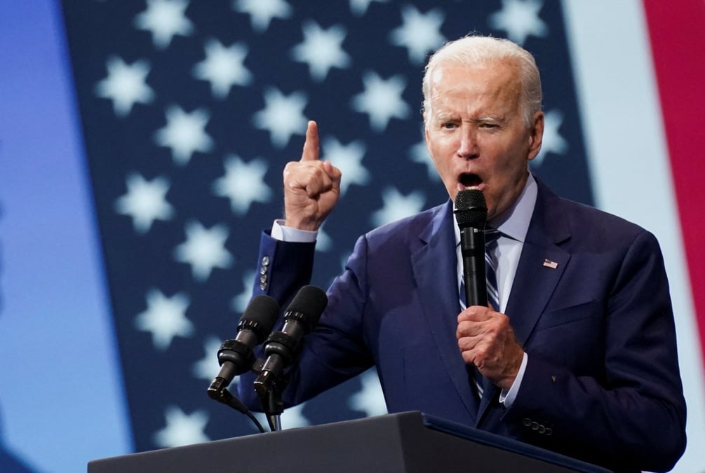 Les etats-unis ne permettront jamais a l'iran de se doter de l'arme nucleaire, dit biden a lapid