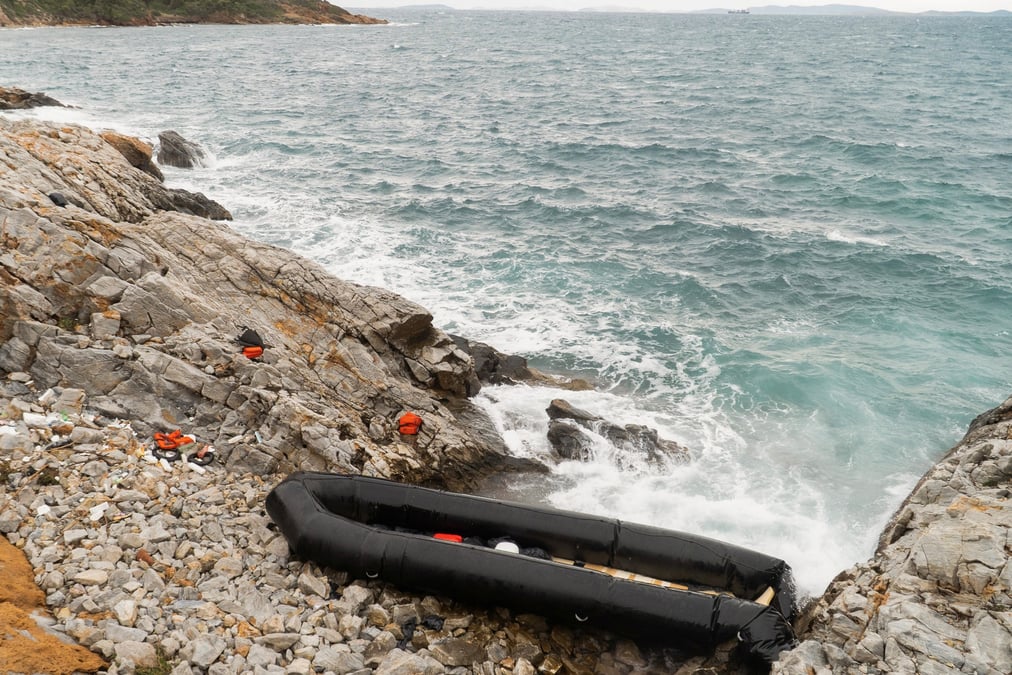 Naufrage de migrants sur l'ile de lesbos