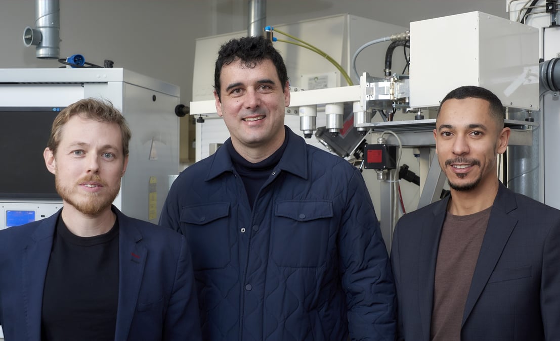 Gauthier Chicot, CEO et cofondateur, Ivan Llaurado, CRO et directeur des partenariats et Khaled Driche, CTO et cofondateur