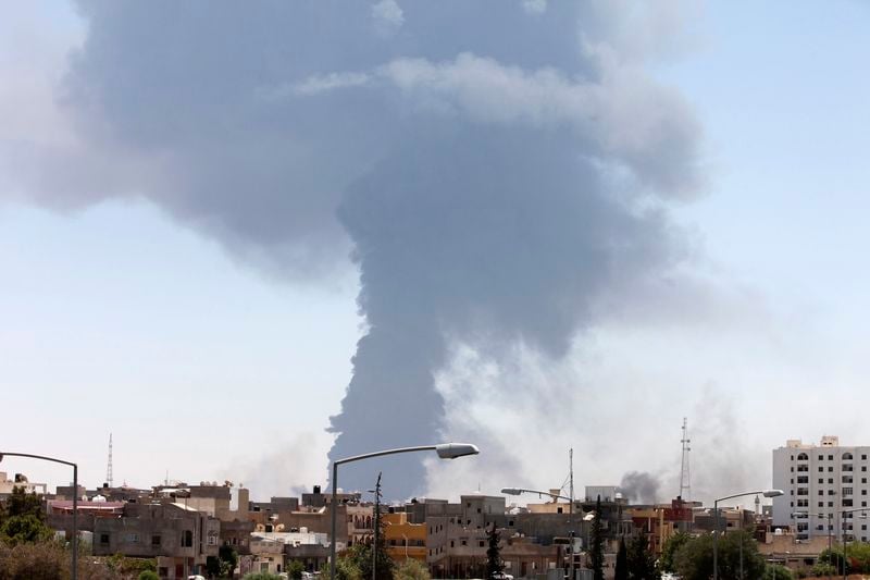 Nouvel incendie dans un dépôt de carburants de Tripoli