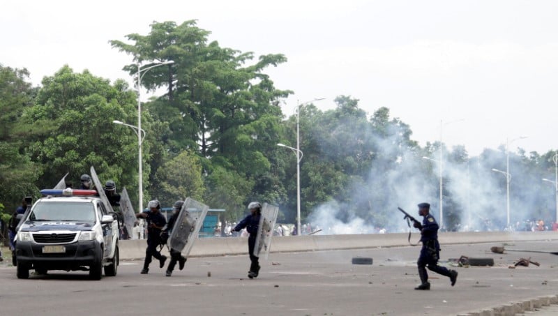Au moins 48 civils tues par la police en rdc