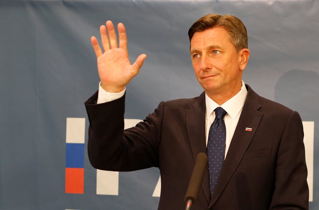 Le president slovene borut pahor reelu pour cinq ans