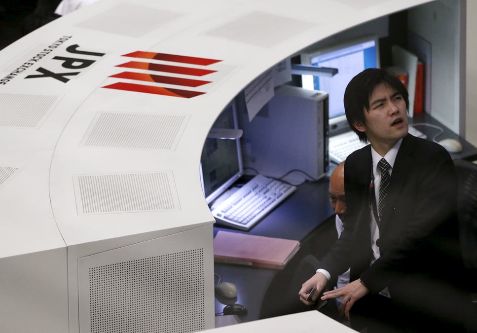 La bourse de tokyo termine dans le rouge