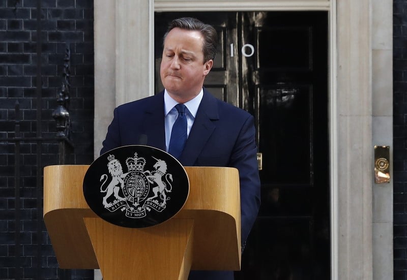 David cameron annonce sa demission