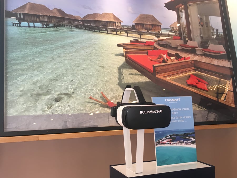 rCasque de réalité virtuelle au Club Med