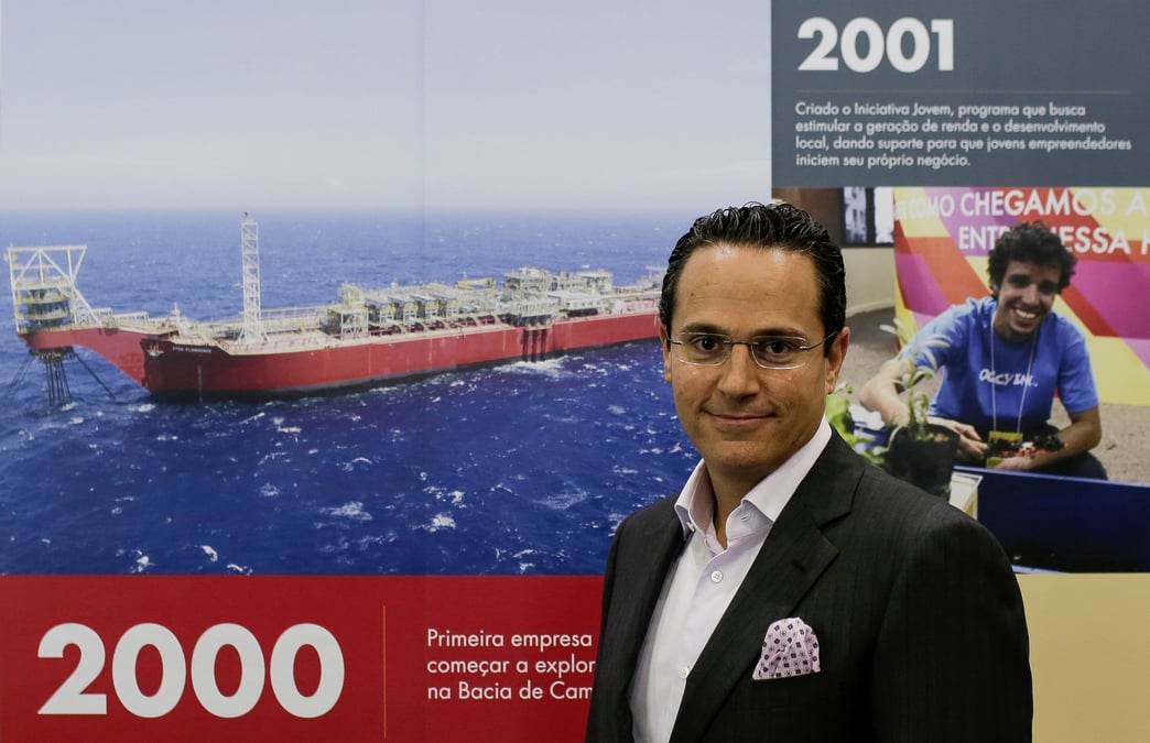 Photo d'archives de wael sawan lors d'une conference sur le petrole a rio de janeiro, au bresil