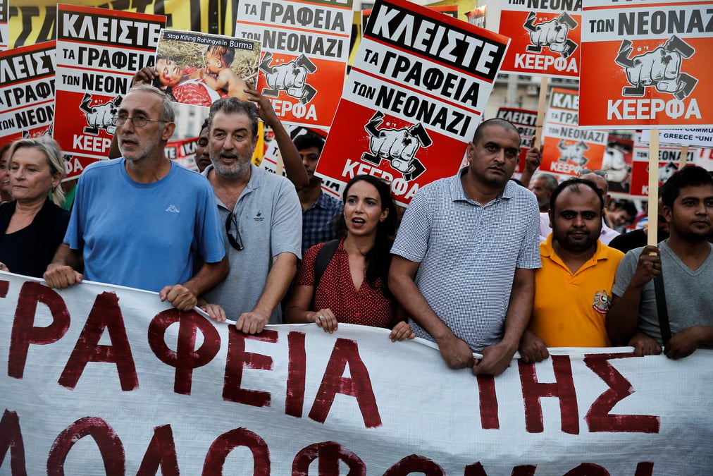 Incidents a athenes 4 ans apres la mort d'un rappeur anti-nazi