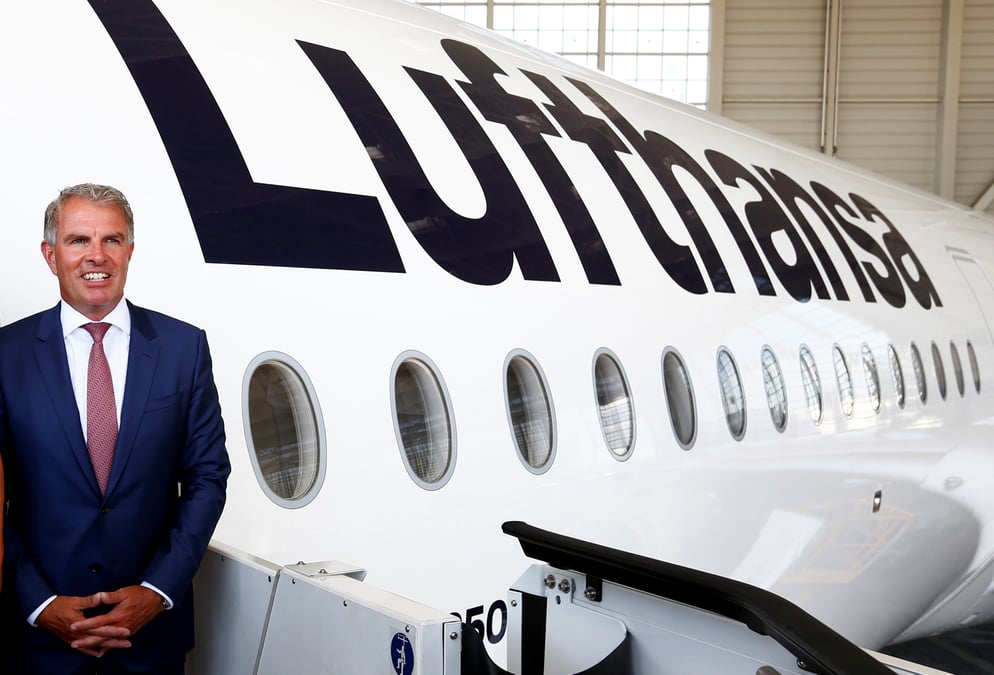 Lufthansa voit seulement trois grandes compagnies en europe