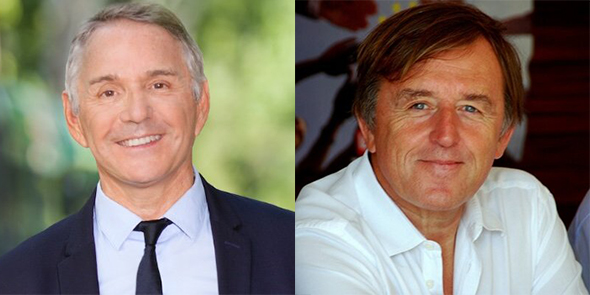 Patrick Vignal, député de l'Hérault, et Yvan Lachaud, président de Nîmes Métropole