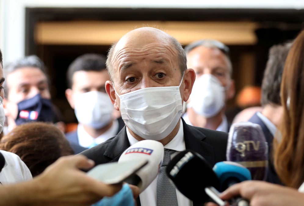 Un haut fonctionnaire libanais decouvre qu'il est positif au covid-19 durant un dejeuner avec le drian