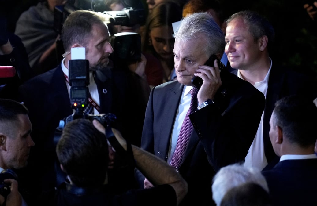 Lithuanian president nauseda wins final round of presidential election in vilnius