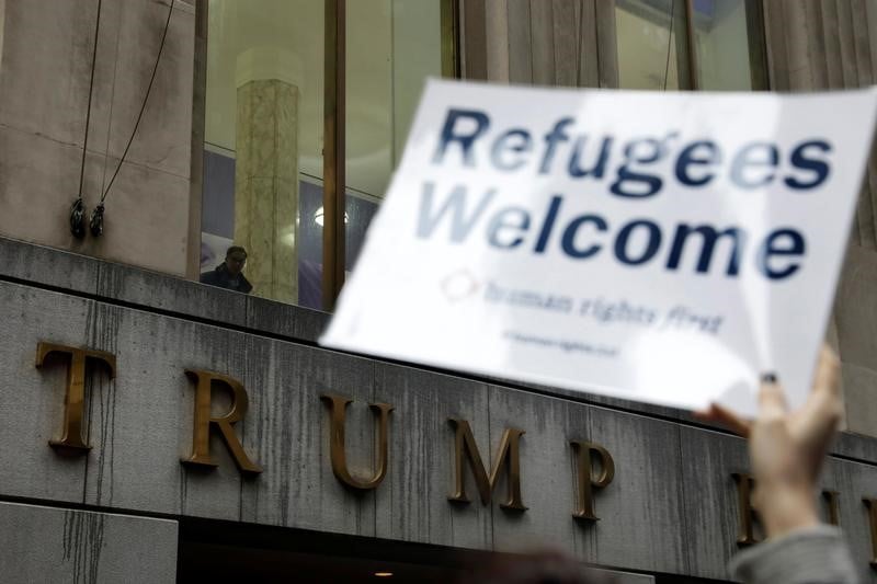 Trump prone un plafond de 45.000 refugies sur l'annee fiscale 2018
