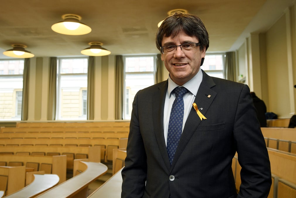Carles puigdemont risque d'etre arrete en finlande