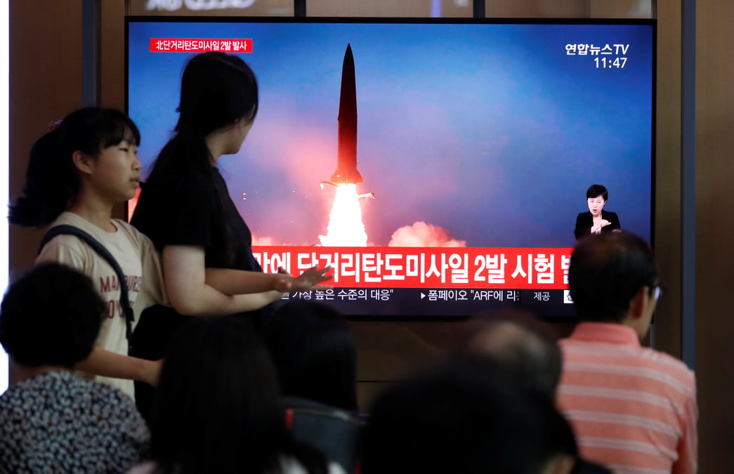 La coree du nord a tire des missiles balistiques a courte portee