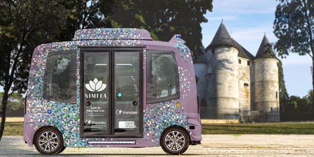 Transdev EasyMile navette autonome Giverny