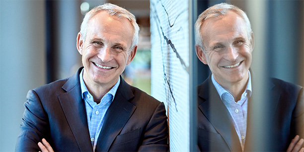 Jonas Prising, PDG de Manpower, mercredi à la Défense.