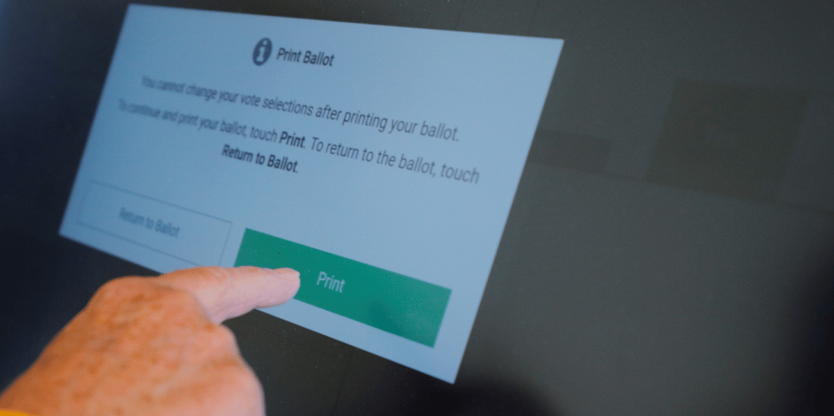Vote électronique en Pennsylvanie (Etats-Unis).