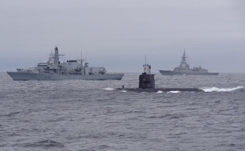 Vaste exercice anti-sous-marin en mer du nord de l'otan