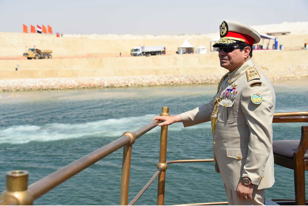 Inauguration du "nouveau" canal de suez